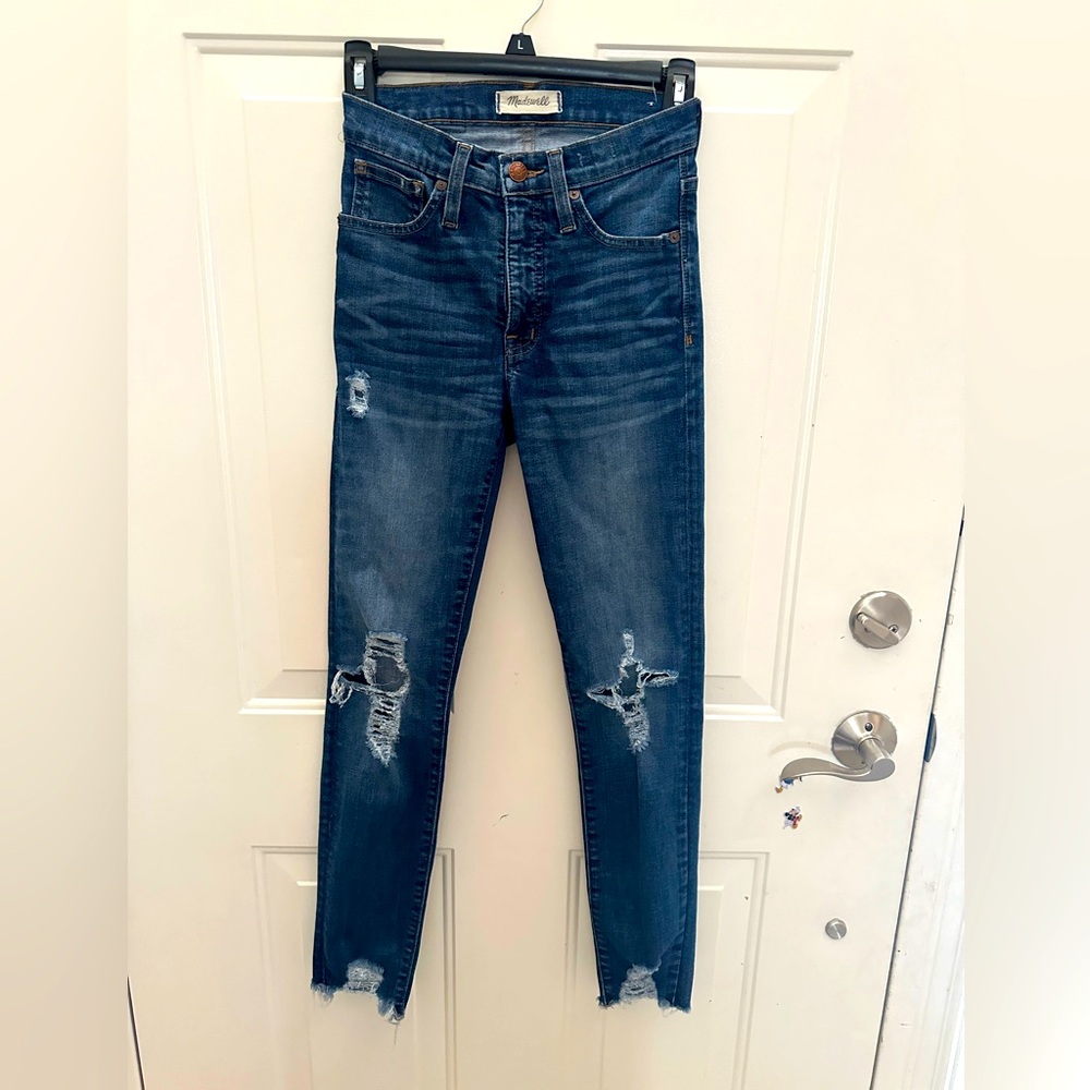 Madewell size 24 skinny jeans